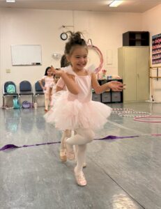 preschooler dancing